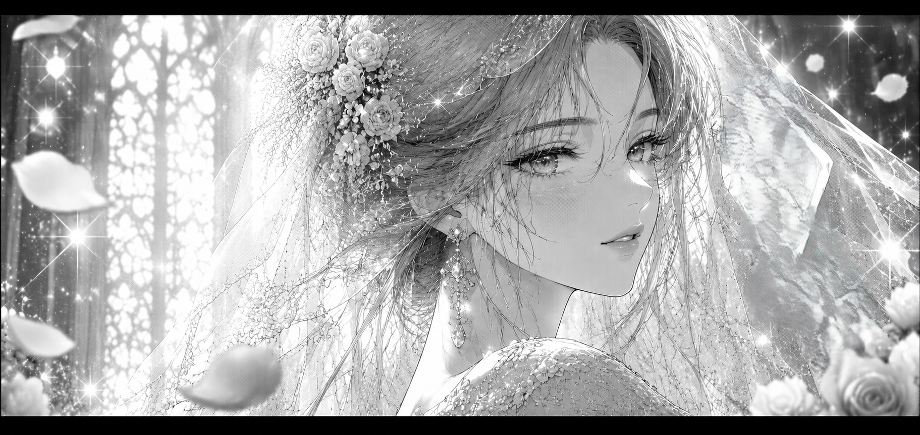 Elegant lady character